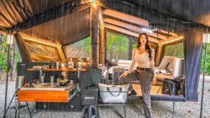 Новая надувная палатка трейлер. Кемпинг с Кирин.