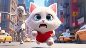 😱 БОЖЕ мой! ⚡ Бабушка-зомби проникает в дом Котенка 🧟, Но Ее ловит Полиция!