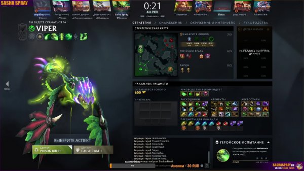 DOTA 2  |   вечеринка   | SASHA SPRAY