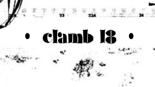 • ● Clamb 18 (21) ● •