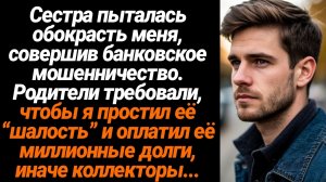 Жизненные истории/Сестра пыталась обокрасть меня, совершив банковское мошенничество. Родители требов