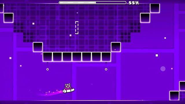 прохождение 2 уровня Geometry Dash Lite