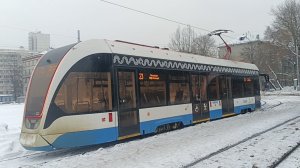 поездка на трамвае 23. Метро Сокол - Михалково.