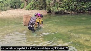 🎣 Высоко в горах — старинные методы ловли рыбы ловушками 🌊 Ловля крупного карпа и сома в местах🏞️