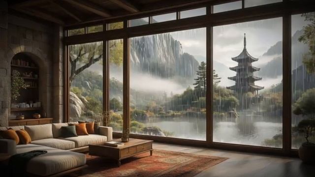 Звуки дождя и грома для сна смотреть онлайн