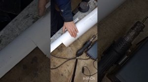Сварка ПВХ PVH поливинилхлоридных водосточных желобов