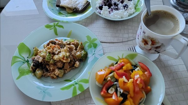 Мой завтрак диабетика. 09.02.