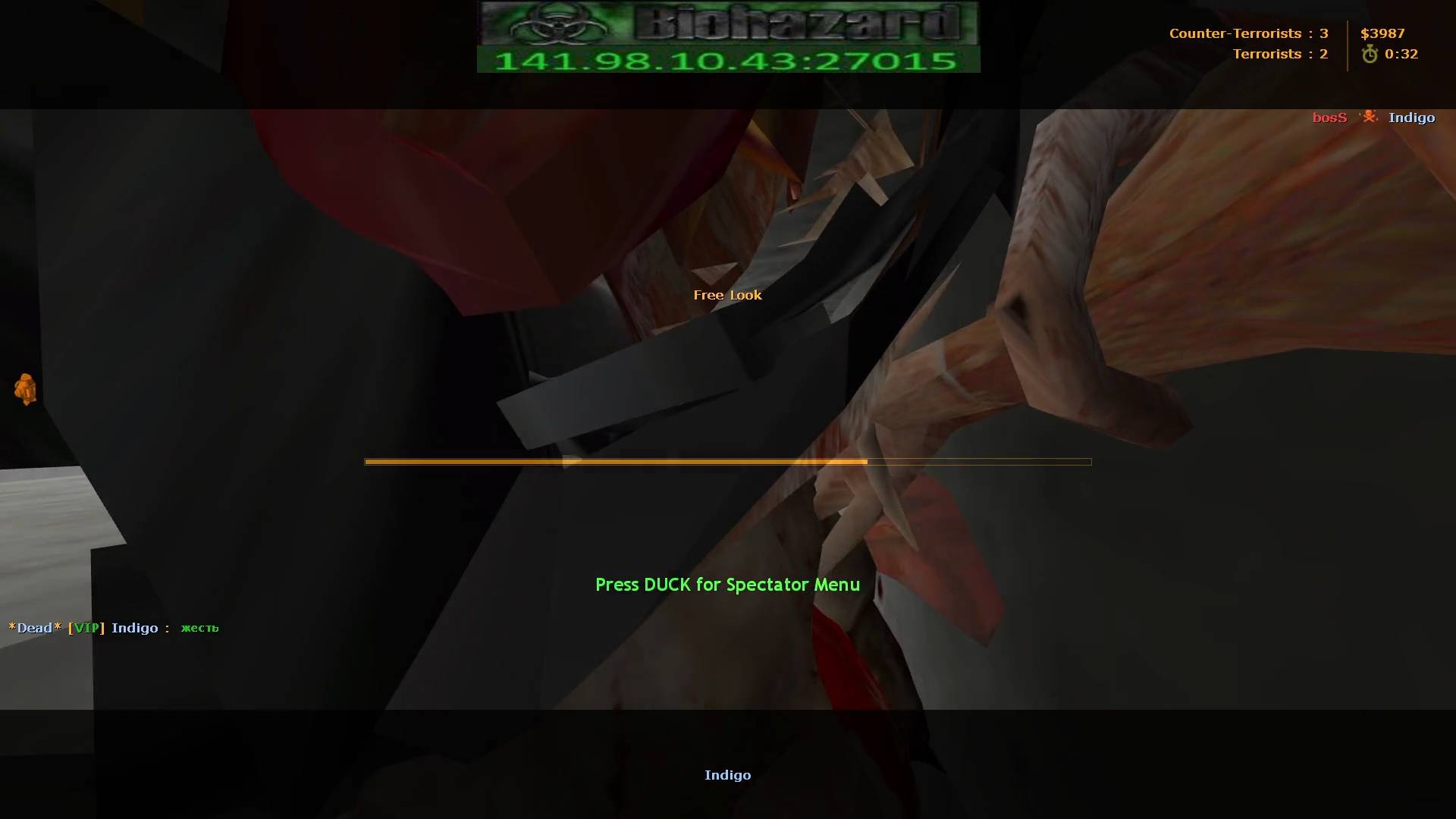 CS 1.6 Зомби Сервер — Жёсткие зомби | Gameplay смотреть онлайн