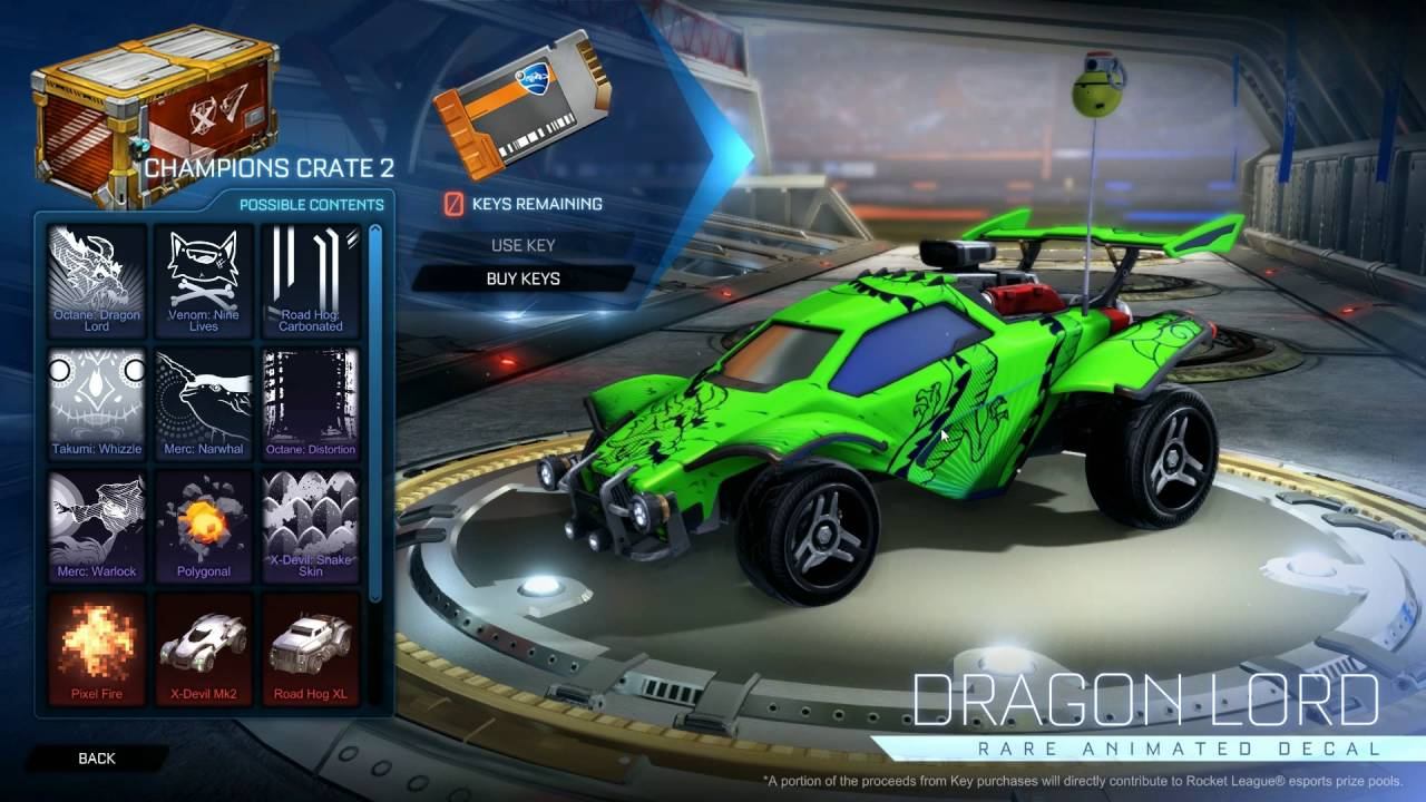 Открытие кейса Champions Crate #2 Rocket League