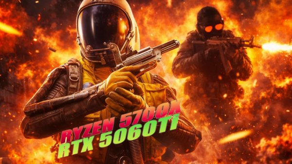 5700x + RTX 5060 Ti 16Gb - FPS Тест (Февраль 2026)