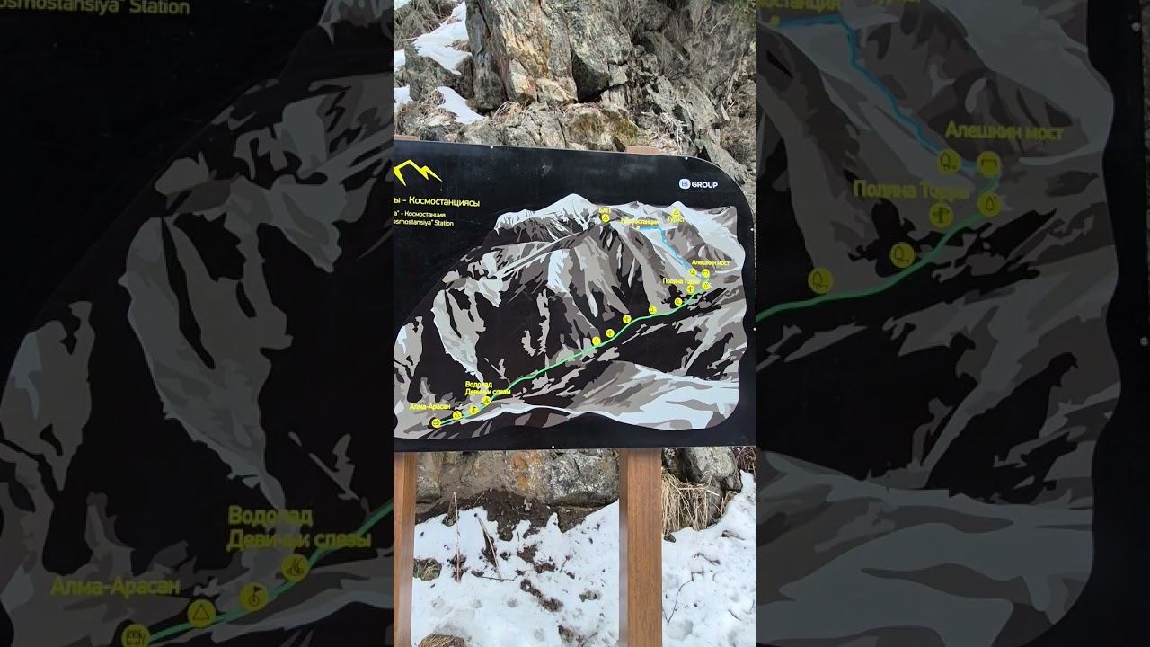 Путь к вершине гор над источником Алма-Арасан. Алматы, Казахстан, 9.02. Мир Универсологии смотреть онлайн