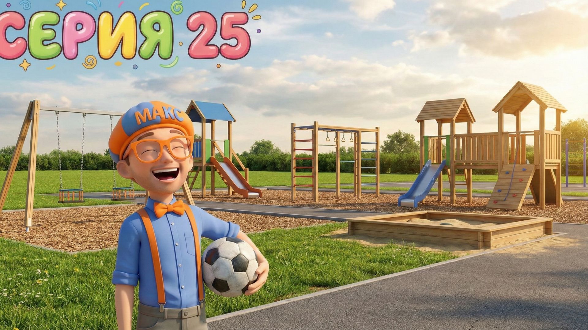 Знайка Макс на детской площадке! | Веселые игры с мячом | Изучай мир вместе с Максом смотреть онлайн