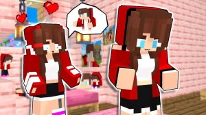 Джей Джей стал ДЕВУШКОЙ №2?! Майнкрафт Мультик