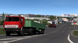 536 / ЕTS2 1.57 / Перегоняю КАМАЗ из Абхазии в Болгарию.