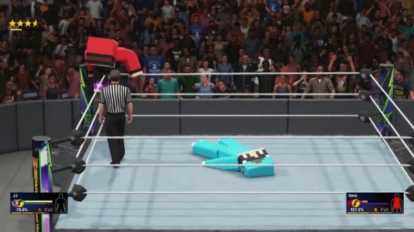 Титаны Рестлинга, Майзен против Омза в МАЙНКРАФТЕ!