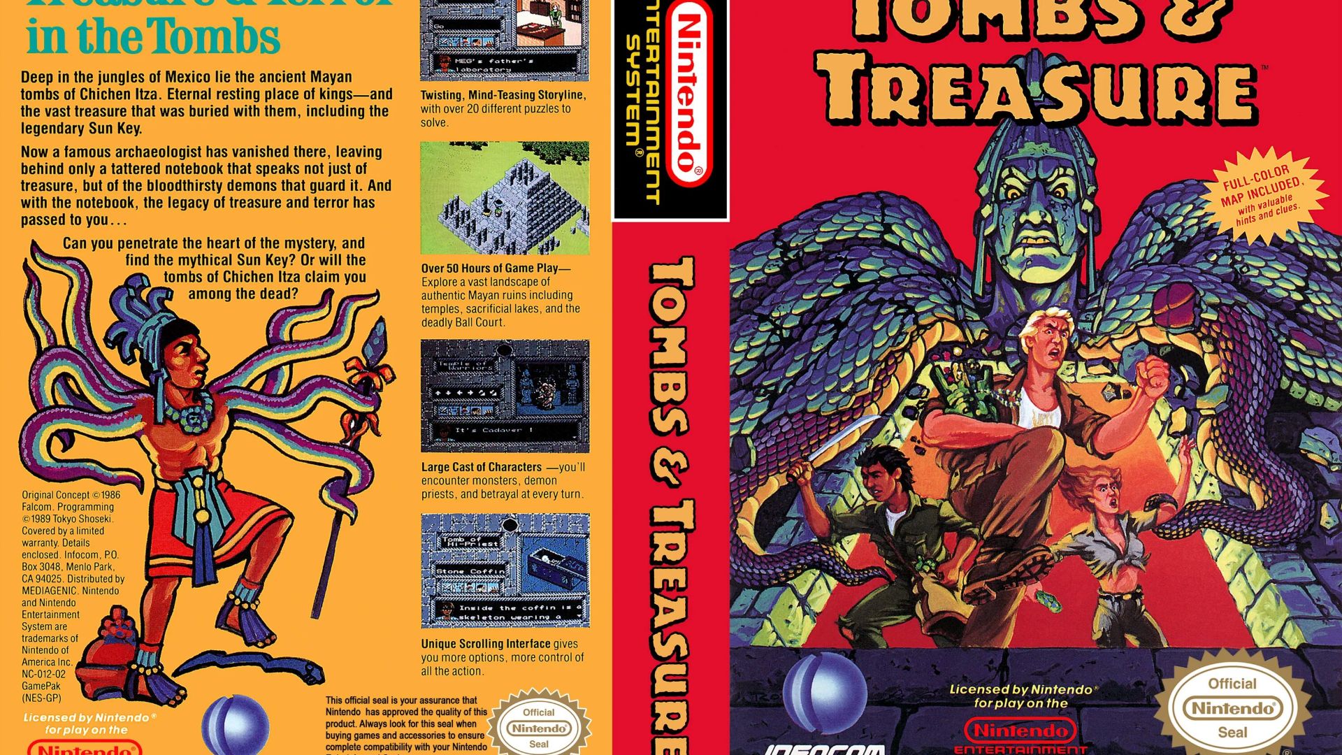Tombs Treasure (NES) смотреть онлайн