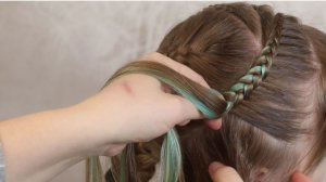 Как еще можно заплести косу по прямой / повседневная прическа