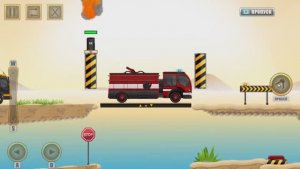 ПОДЪЕМНЫЙ КРАН ЧУТЬ НЕ  ПОПАЛ В ПОЖАР. СТРОИТЕЛЬНЫЕ МАШИНКИ