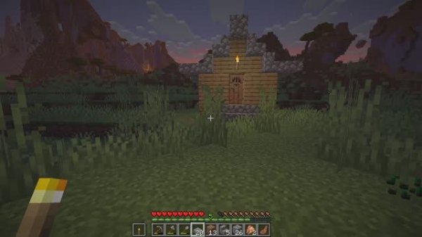 Ванильный  Minecraft спокойное прохождение