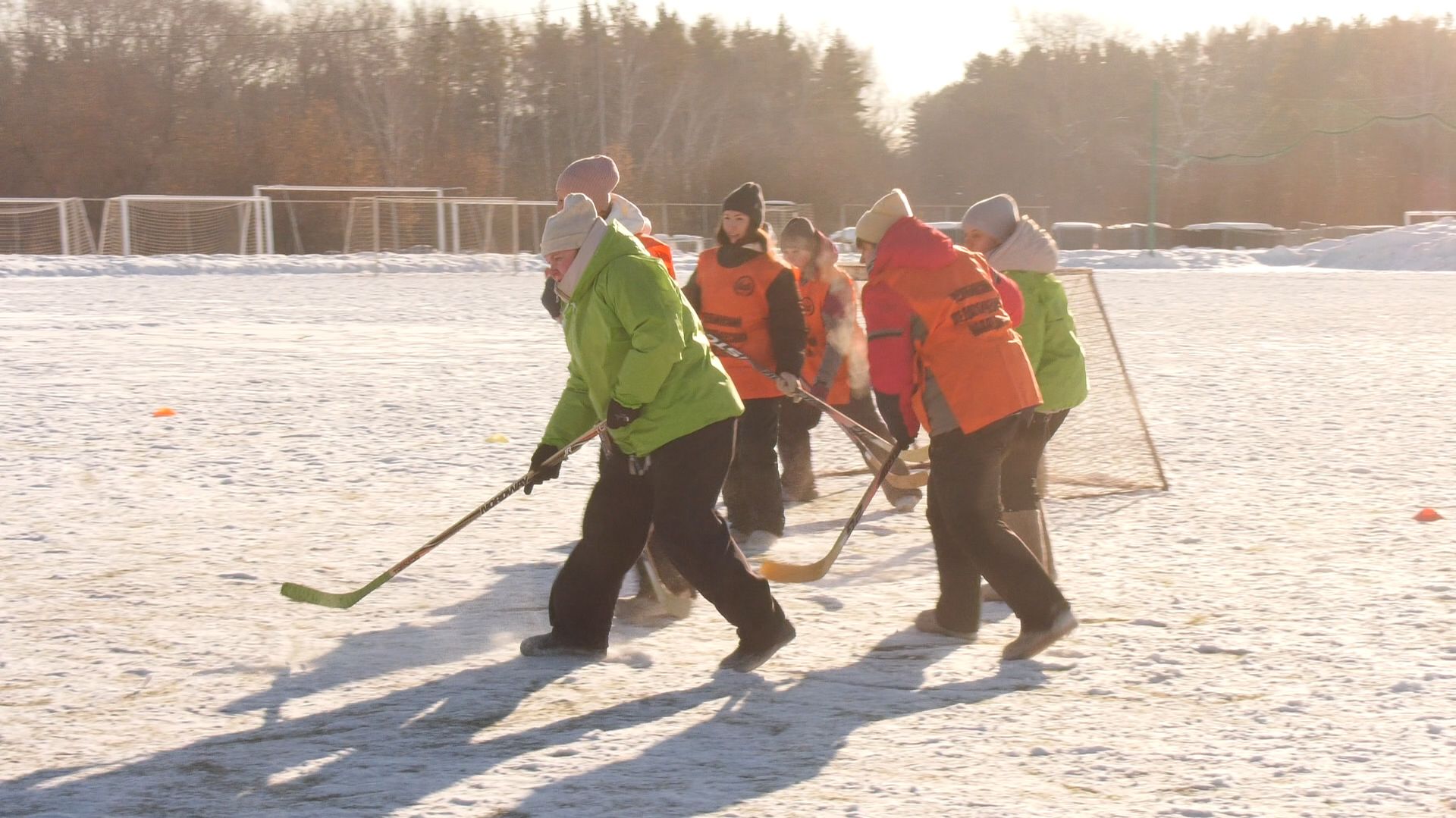 Работники профсоюзов вышли на лед смотреть онлайн