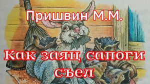 Рассказ «Как заяц сапоги съел» Пришвин М.М. (1942г.)