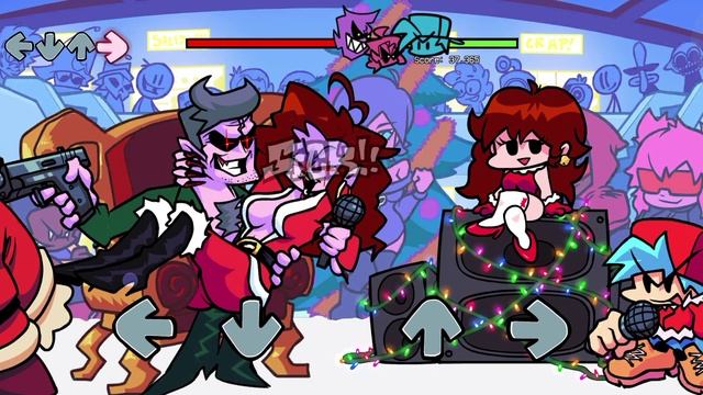 Прохождение фнф (week 5)