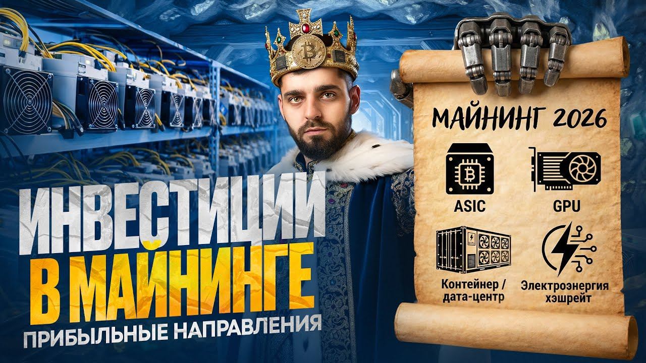 Медвежий рынок в КРИПТЕ! Куда инвестировать в МАЙНИНГЕ, чтобы заработать? смотреть онлайн