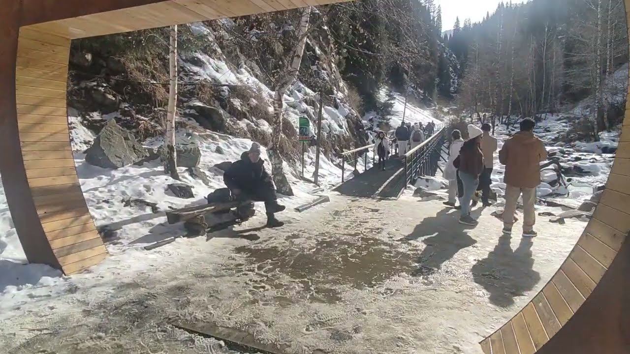 Путь к горячим термальным источникам, Казахстан смотреть онлайн