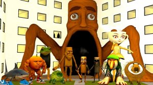 ГИГАНТСКИЙ ПОЖИРАТЕЛЬ Тунг Тунг Тунг Сахура в закулисье против Poppy playtime часть 5