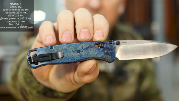 Складные ножи в формованных ножнах. Ремни из кожи ручной работы. Подарки к 23 февраля. Выпуск 234.