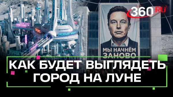 Строительство города на Луне — приоритетная цель SpaceX на ближайшие 10 лет, заявил Илон Маск