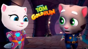 Говорящий Том бег за золотом.Бегите, прыгайте и мчитесь с Говорящим Томом в увлекательной погоне за