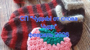СП "ЧуднЫ от слова Чудо - сезон 3". Отчёт за февраль.  Вяжем из остатков пряжи 🧶 👍