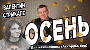 Валентин Стрыкало - Осень, на гитаре (для начинающих)