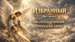 ИЗБРАННЫЙ 😢 БОГ СКАЗАЛ: ТВОИ СЛЁЗЫ БЫЛИ МОЛИТВОЙ — ПРОБУЖДЕНИЕ БЛИЗКО