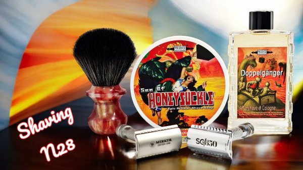 Бритье N28: Mercur 34 SB/650 vs Inox. Сплав против нержи. Возвращение дворянина ❤️