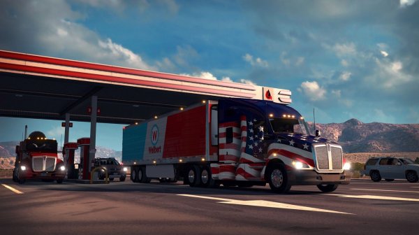 American Truck Simulator ПРОХОЖДЕНИЕ ПРЯМЫЕ ПЕРЕВОЗКИ  ЛОКОМОБИЛЬ. ГРУЗ.
