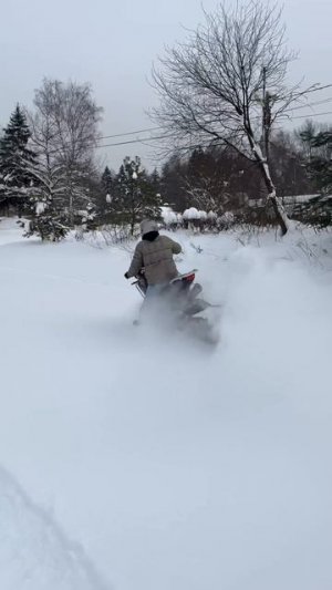 Еще с Ходовых Испытаний Сноубайка KOVE 800X