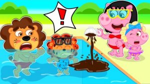 СЕМЕЙКА ЛЬВОВ И ПРАВИЛА ПОВЕДЕНИЯ НА ВОДЕ