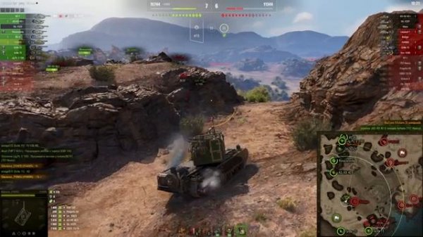 FV4005 ● Сарай с пушкой от звезды смерти делает 14.400 Урона