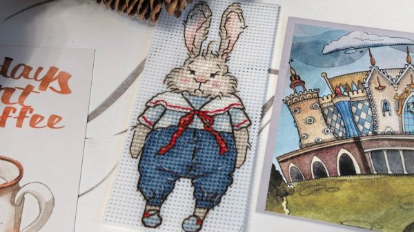 Почти рукодельный влог. Вышивальная неделя 30.01 - 07.02.2026. Часть 2. Играю в "Возвращение Алисы"