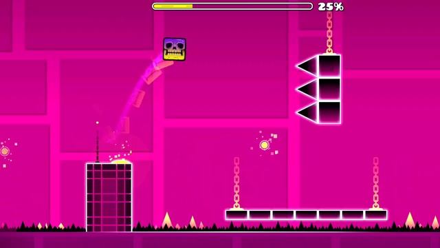 я прохожу 2 и 3 уровень в игре гиометрии даш