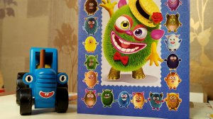 Развиваем воображение. Собираем Чудика из наклеек