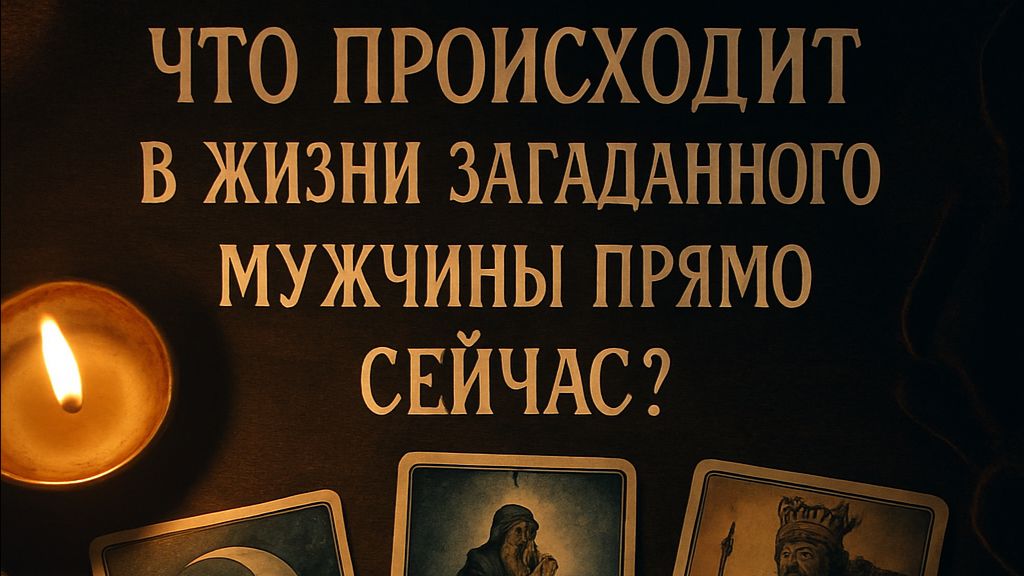 РАСКЛАД ТАРО - ЧТО ПРОИСХОДИТ В ЖИЗНИ ЗАГАДАННОГО МУЖЧИНЫ ПРЯМО СЕЙЧАС? смотреть онлайн