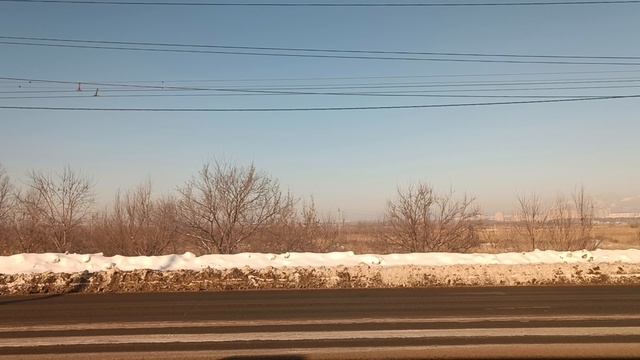 Город Омск из окна автобуса смотреть онлайн