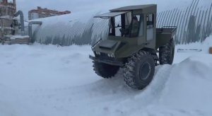 Вездеход-болотоход Бер-х3 мини с кабиной Видео 2