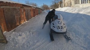Снегоход stels ставр, много снега как идёт, восстановили тайга варяг 550 обкатка.