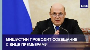 Мишустин проводит совещание с вице-премьерами