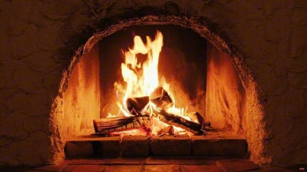 Камин 4К Fireplace 4K Звуки Камина Треск Дров