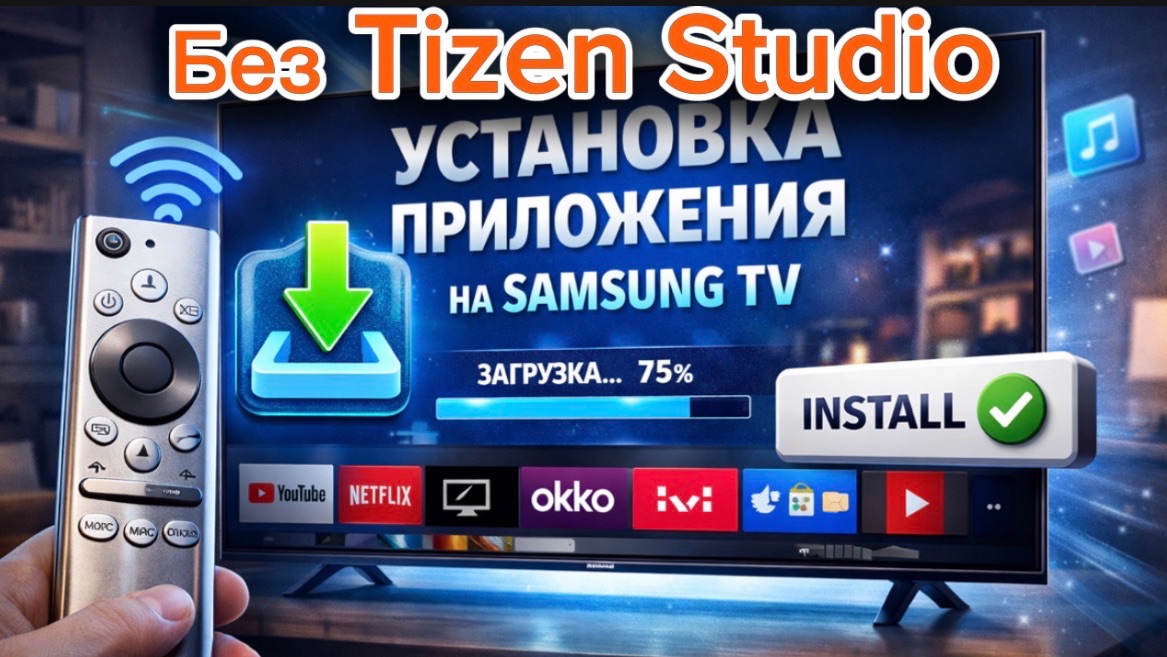 Установка приложений на Samsung TV за 5 минут | Рабочий метод 2026 смотреть онлайн